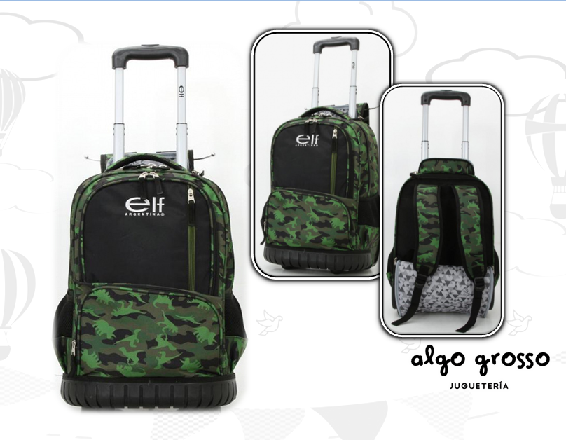 Mochilas escolares discount con carro elf