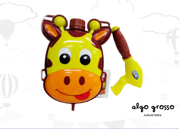 MOCHILA LANZA AGUA JIRAFA art.8140