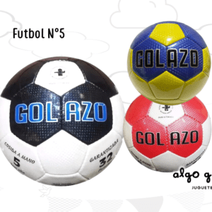 PELOTA DE FUTBOL GOLAZO LUJO 2 COLORES art.FD27420
