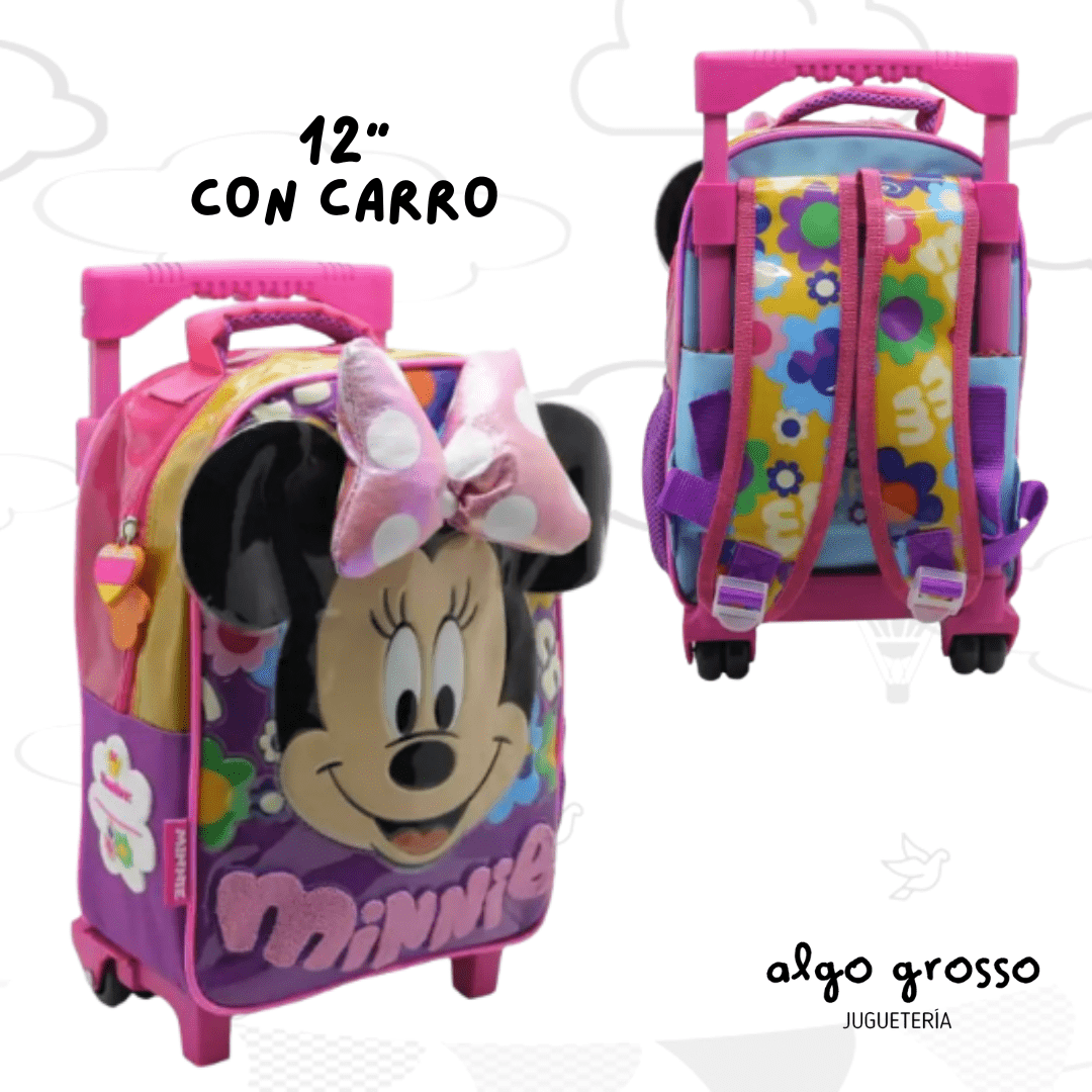 Mochila Escolar con Carro SAFTA Mint Paradise - 2 Bolsillos · 19.3 Litros