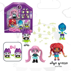 PINYPON TERRIFIC FRIENDS 4 FIGURAS + ACCESORIOS art.PNY47000