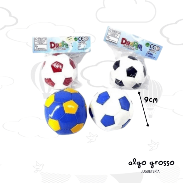 PELOTA MINI DE PAÑO SOFT 9CM art.106