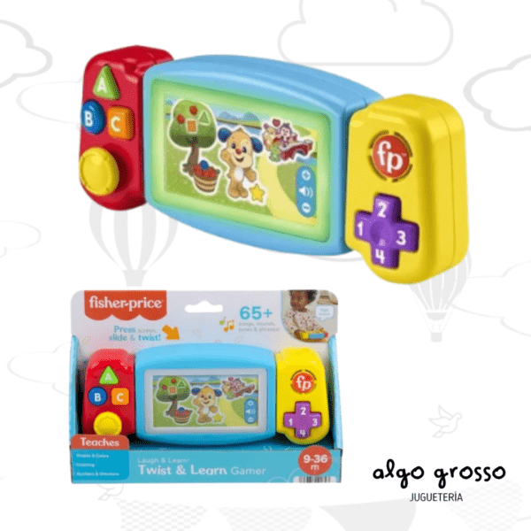 FISHER PRICE VIDEOJUEGO PORTATIL APRENDE CONMIGO art.HNH13