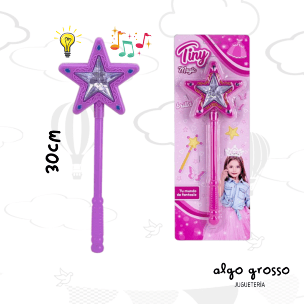 VARITA MAGICA TINY CON LUZ Y SONIDO art.50595