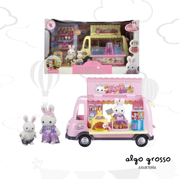 BAY DREAMY CAMION DE COMIDAS + 2 CONEJITOS art.6623