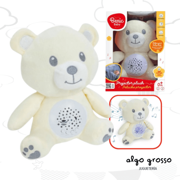 OSITO PELUCHE PROYECTOR CON SONIDO - BENIC BABY art.BB178-B