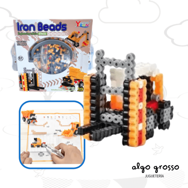 VEHICULOS CONSTRUCCION IRON BEADS art.BA200467