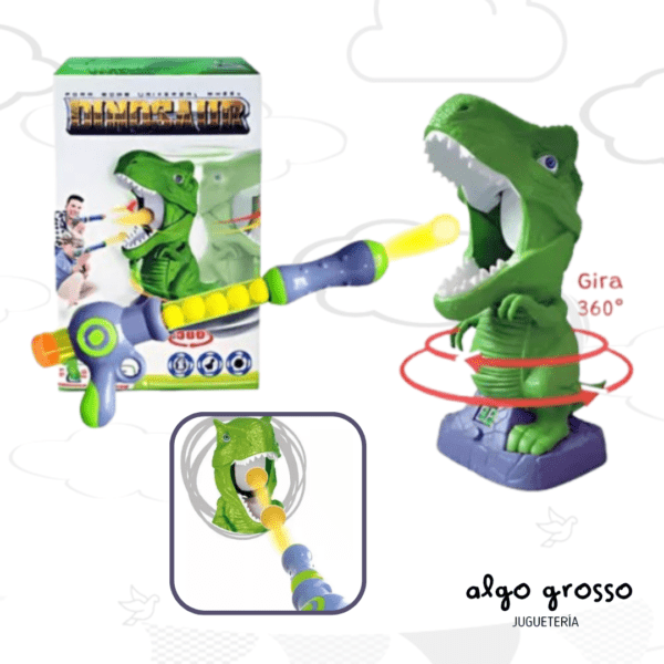 JUEGO DINO SHOOTER GIRA 360° - ARMA Y CONTADOR art.YS6080