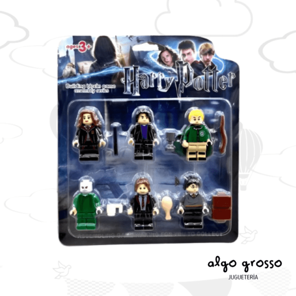 HARRY POTTER SIMIL - 6 MUÑECO + ACCESORIOS "ALTERNATIVO" art.89308