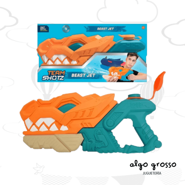 TEAM SHOTZ ARMA DE AGUA DINO 33CM art.TS010-A