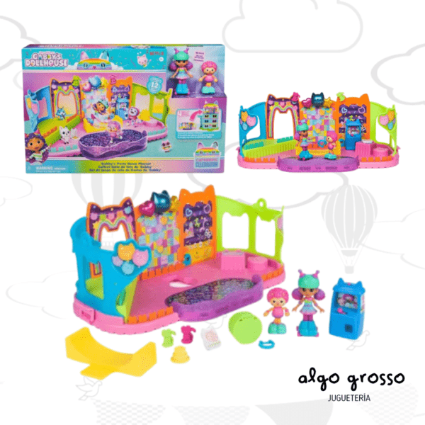 GABBYS DOLL HOUSE SALON DE FIESTAS + 2 FIGURAS art.6069755