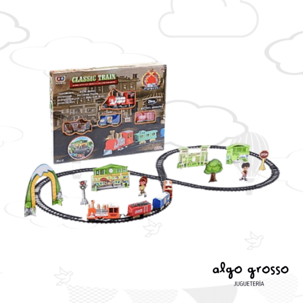 CLASSIC TRAIN PISTA DE TREN 21 PIEZAS art.22286