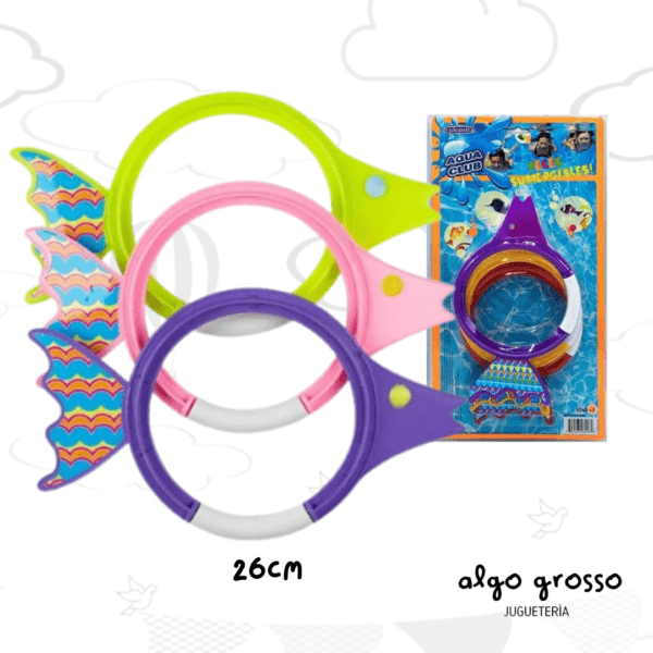 AQUA CLUB 3 AROS PEZ SUMERGIBLES art.8926