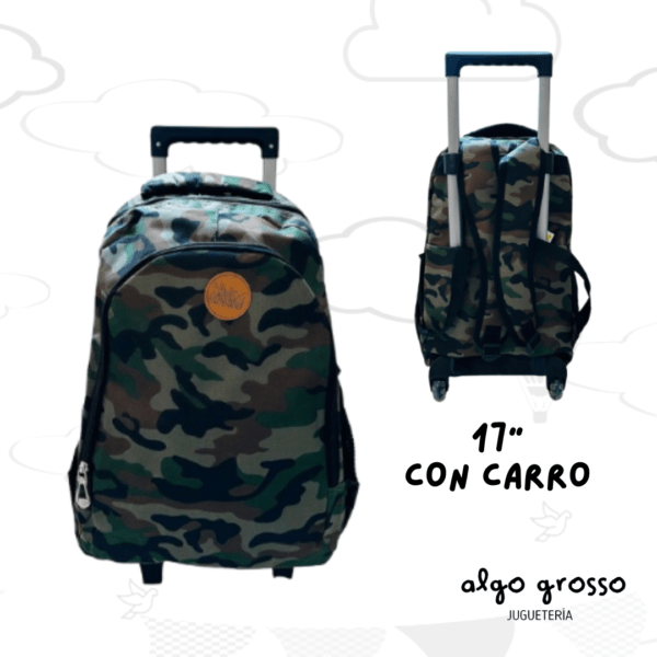 MOCHILA CARRO 17" CAMUFLADA art.A201350