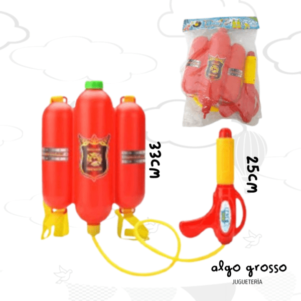 MOCHILA LANZA AGUA BOMBERO art.8158