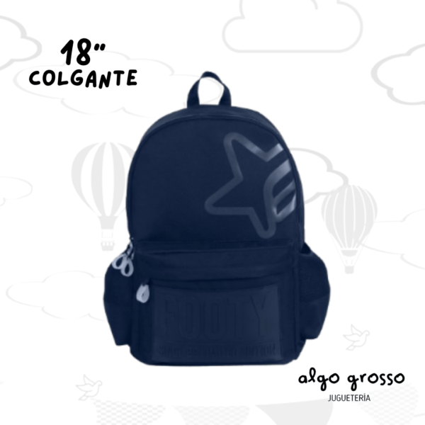 MOCHILA COLGANTE 18" FOOTY "BIG KIDS LIMITED EDITION" AZUL art.F5003