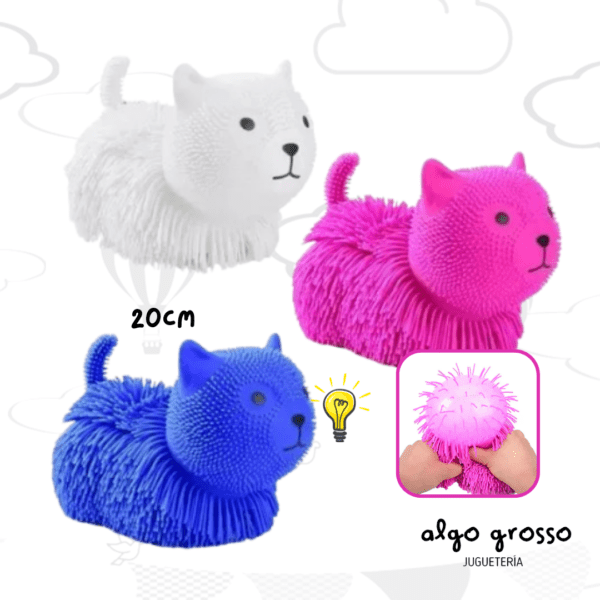 SHAKY FRIENDS SQUISHY/APRETABLE GATO CON LUZ art.IK0658