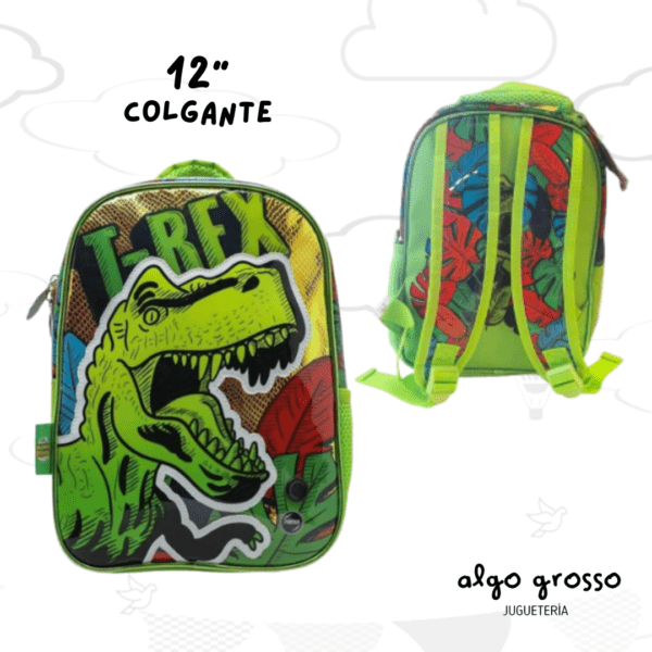 MOCHILA COLGANTE 12" MUNDO DINO art.DI092