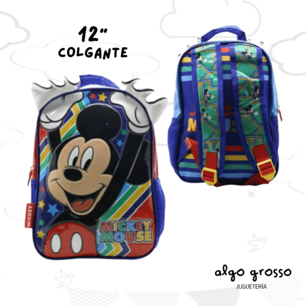 MOCHILA COLGANTE 12" MICKEY MANO 3D art.KM603