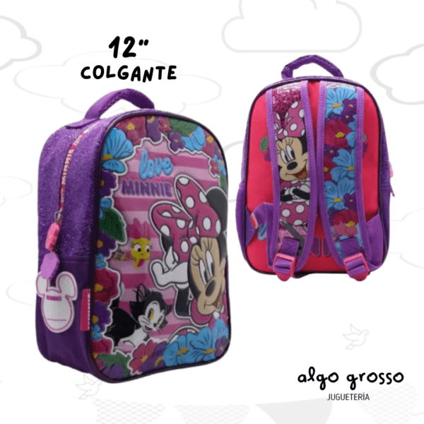 MOCHILA COLGANTE 12" MINNIE art.KM607