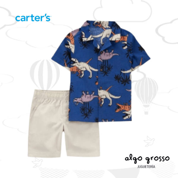 SET 2 PIEZAS CAMISA Y SHORT - TALLE 24M art.1R047410