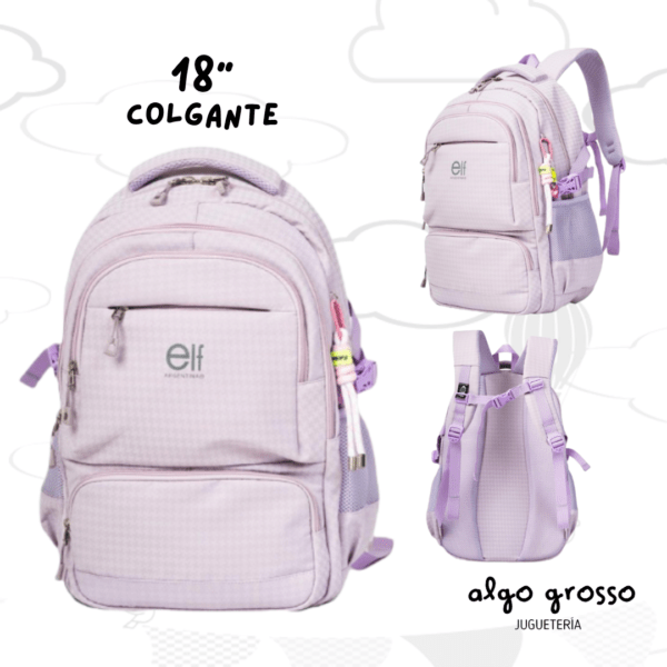 MOCHILA ELF COLGANTE 18" 5 CIERRES art.3672A