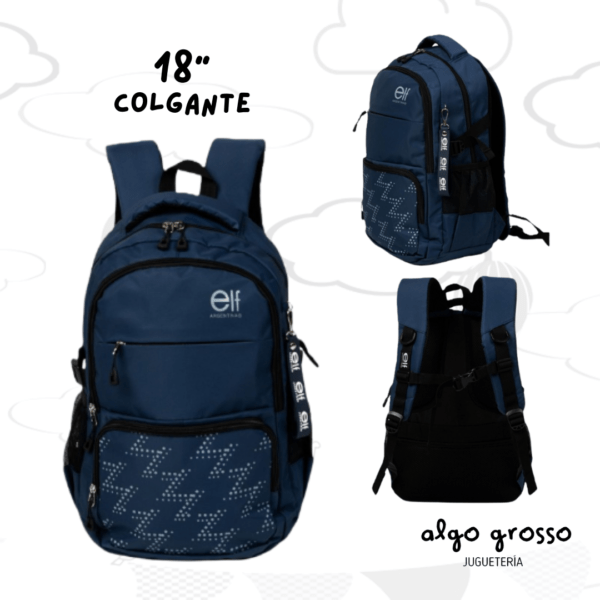 MOCHILA ELF COLGANTE 18" 4 CIERRES art.3673A