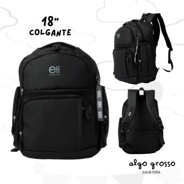 MOCHILA ELF COLGANTE 18" 4 CIERRES art.3666B