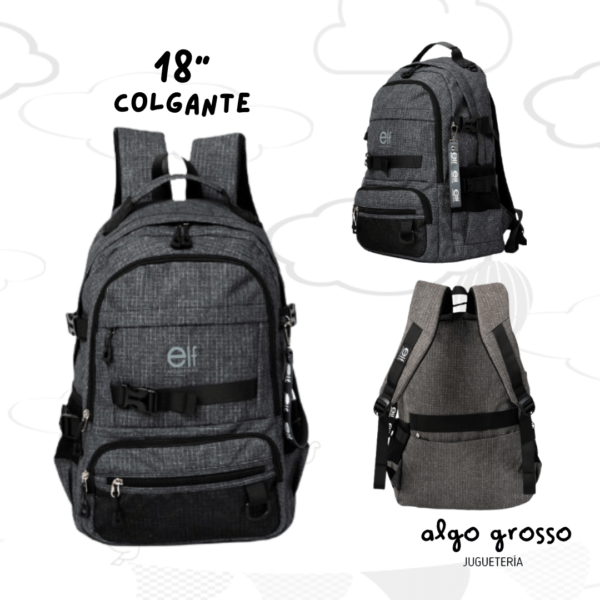 MOCHILA ELF COLGANTE 18" 5 CIERRES art.3671B