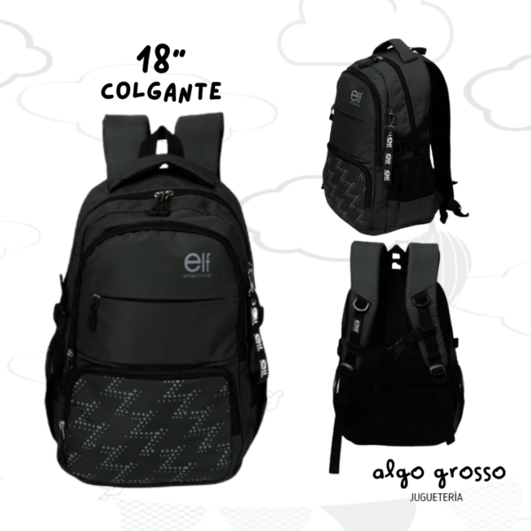 MOCHILA ELF COLGANTE 18" 4 CIERRES art.3673B