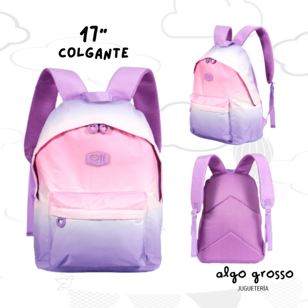 MOCHILA ELF COLGANTE 17" TEENS DEGRADE art.3687