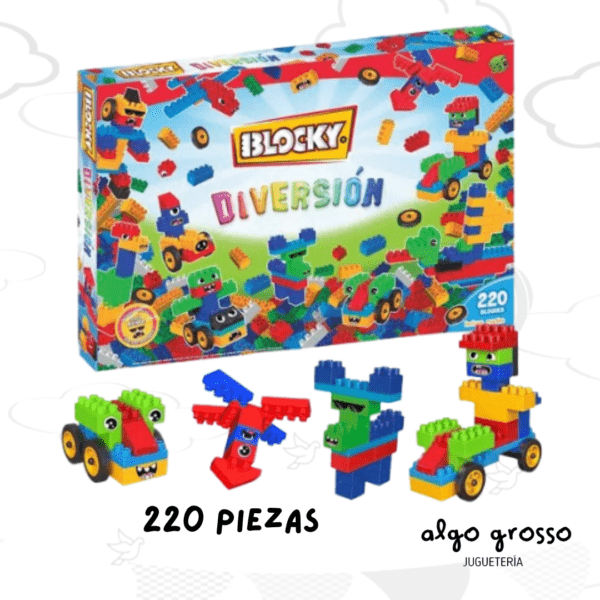 BLOCKY DIVERSION CON STICKERS 220 PIEZAS art.649