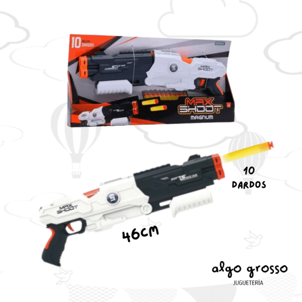 MAX SHOOT ARMA MAGNUM LANZA DARDOS art.2655