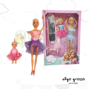 TINY MUÑECA BAILARINA BALLET + MUÑEQUITA art.55857
