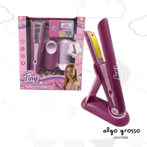 TINY SET PELUQUERIA PLANCHITA + ACCESORIOS CON LUZ art.55676