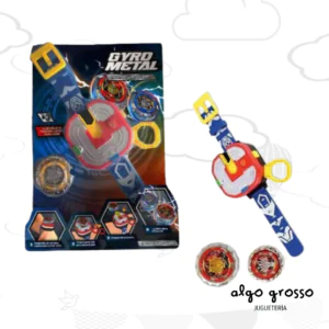 GYRO METAL TROMPO CON LUZ WATCH SPIN BLISTER art.IKGYRO005
