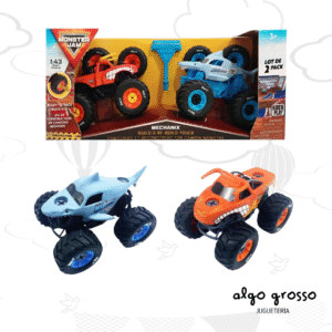 MONSTER JAM SET DE 2 VEHICULOS 1:43 - CONSTRUCCION art.5004592