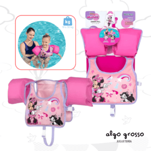 CHALECO FLOTADOR DE TELA MINNIE CON BROCHE art.9101A