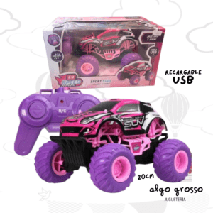 AUTO SPORT SOUL A RADIO CONTROL ROSA - RECARGABLE - GO SPEED art.56681