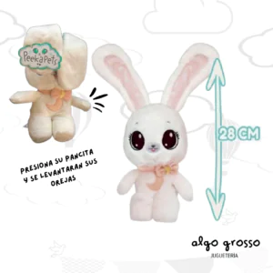 PEEKAPETS CONEJO DE PELUCHE PEEK A BOO art.906785