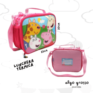 PEPPA PIG  LUNCHERA TERMICA CUADRADA art.55411