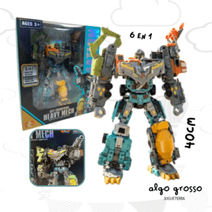TRANSFORMERS 6 EN 1 DE 40CM ART.DEFORMATION2