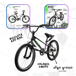 BICICLETA ROD 20 BMX - CUADRO ALUMINIO art.RA20