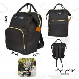 MOCHILA MATERNAL 2 EN 1 BOLSO TERMICO art.MOMB01