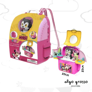 MINNIE MOUSE PLAY SET MOCHILA MASCOTA FIGARO art.IKDIS072