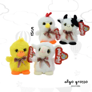 PELUCHES PATO - VACA - GALLO u OVEJA art.4506