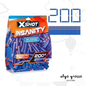 XSHOT INSANITY BOLSA X200 DARDOS art.7695