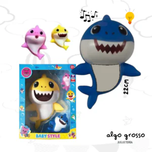 BABY SHARK STYLE CON SONIDO 3 FIGURAS art.6848/YA00178