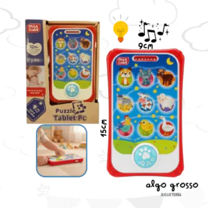 TABLET DE ANIMALES MILA BABY CON LUZ Y SONIDO art.7253/49504