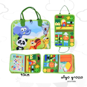 LIBRO TELA DICACTICO PANEL DE ACTIVIDADES MONTESSORI art.7177
